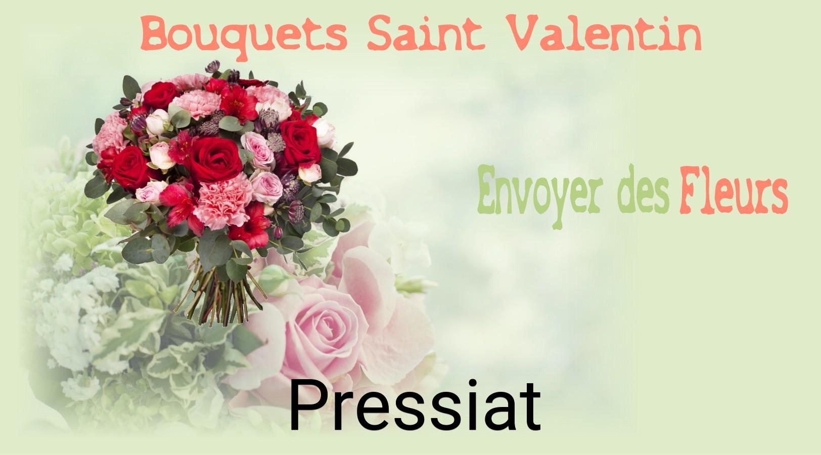 Roses de Saint-Valentin livrées à Pressiat